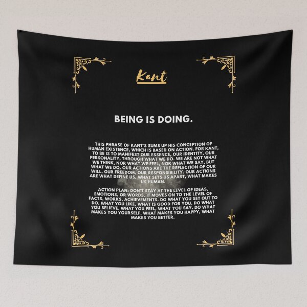 Item preview, Immanuel Kant: Being is doing, thinking is acting designed and sold by CachoGlorious.