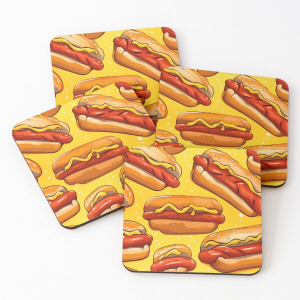Artikelvorschau, Hot-Dog-Textur entworfen und verkauft von RodoArtDs.