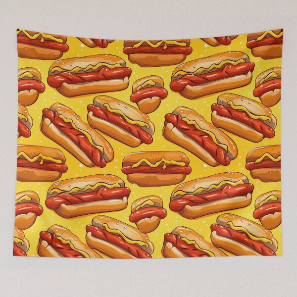 Artikelvorschau, Hot-Dog-Textur entworfen und verkauft von RodoArtDs.