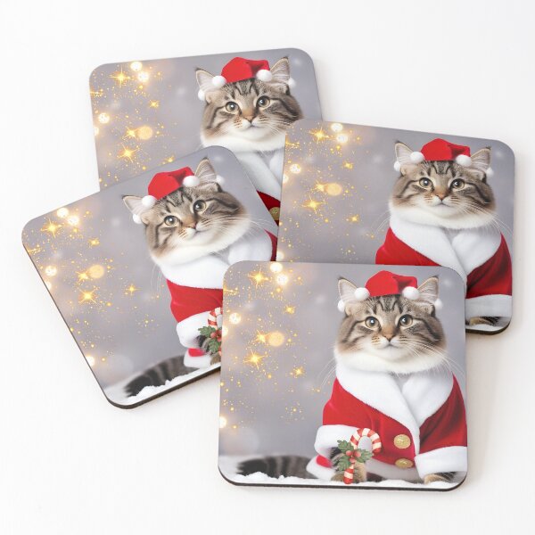 Item preview, Festive Cat in the Spirit of Christmas: Magic and Merriment designed and sold by Cris888.