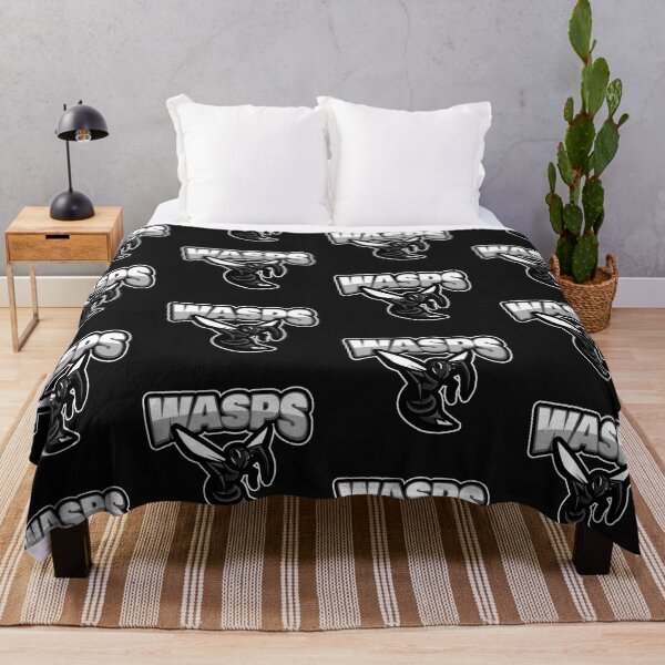 Item preview, Wasps Black & White Sports Team Art Logo designed and sold by 67prints.
