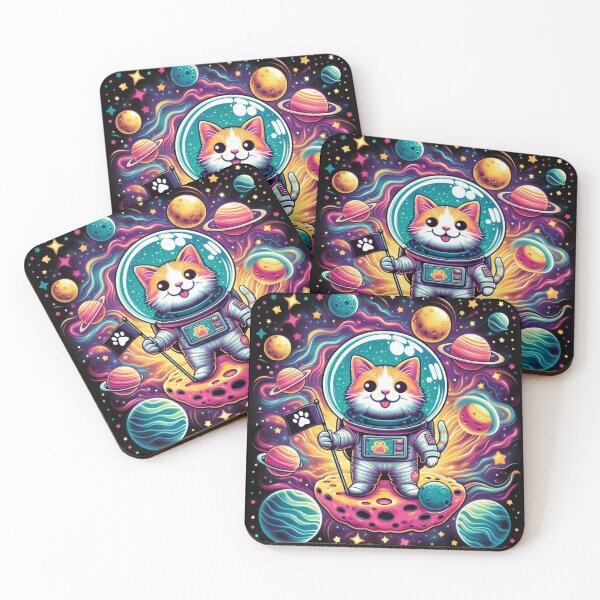 Item preview, Galactic Paws designed and sold by TextileTrove.