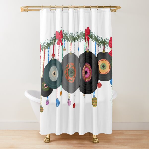 Ultimate Vinyl Record Collection Shower Curtain for Sale by