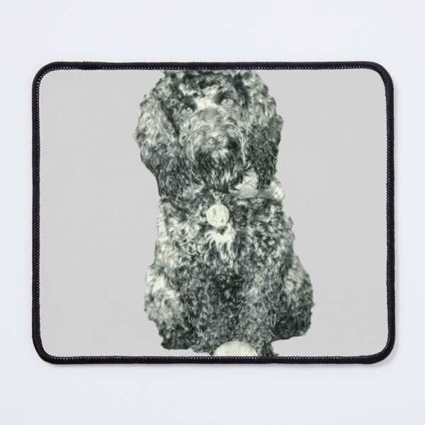 Item preview, Cockapoo with a ball (Grey) designed and sold by LearsInteriors.