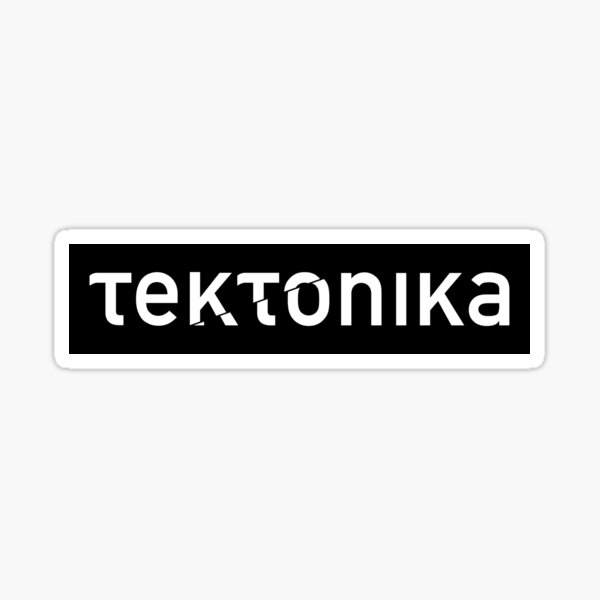 Tektonika Logo - Black Sticker