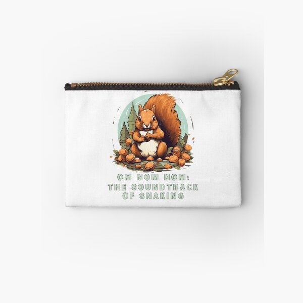 Item preview, Om Nom Nom: The Soundtrack of Snacking Funny Squirel sticker designed and sold by NatalieArtiste.