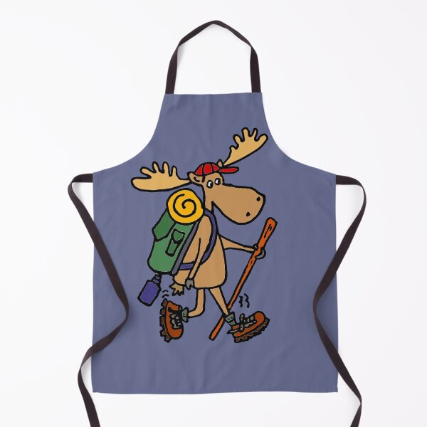 Item preview, Funny Cool Moose Hiker designed and sold by Nature's Fancy.