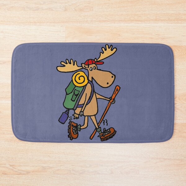 Item preview, Funny Cool Moose Hiker designed and sold by Nature's Fancy.