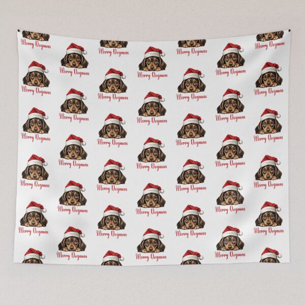 Item preview, Dachshund Dog Merry Dogmas designed and sold by Blok45.