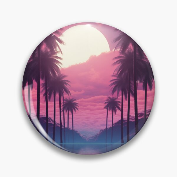 Item preview, Retro Resonance: Synthwave Sunset Serenade designed and sold by Mullet Monkey.