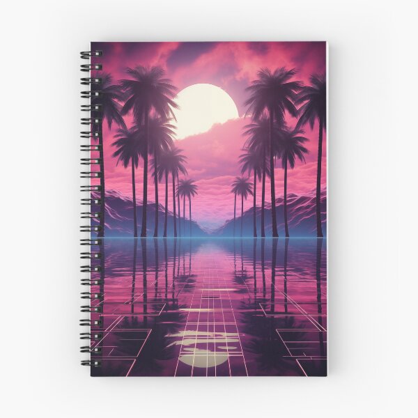 Item preview, Retro Resonance: Synthwave Sunset Serenade designed and sold by Mullet Monkey.