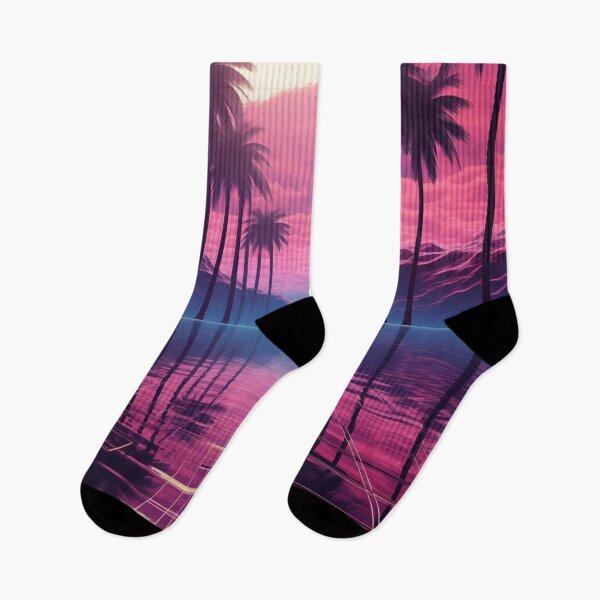 Item preview, Retro Resonance: Synthwave Sunset Serenade designed and sold by Mullet Monkey.