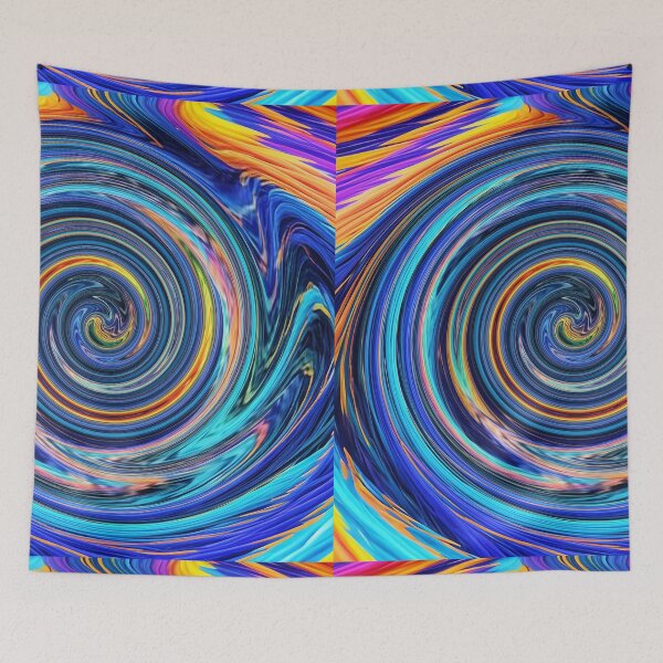Item preview, Multicolored swirl impressionism art painting urban style youth fashion designed and sold by Carlos Gudino.