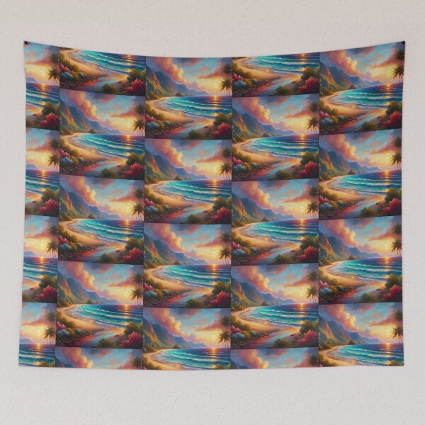 Item preview, Fantastic beach designed and sold by KarakitAI.