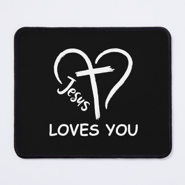 Item preview, Jesus loves you- sticker christian designed and sold by Faithandpattern.
