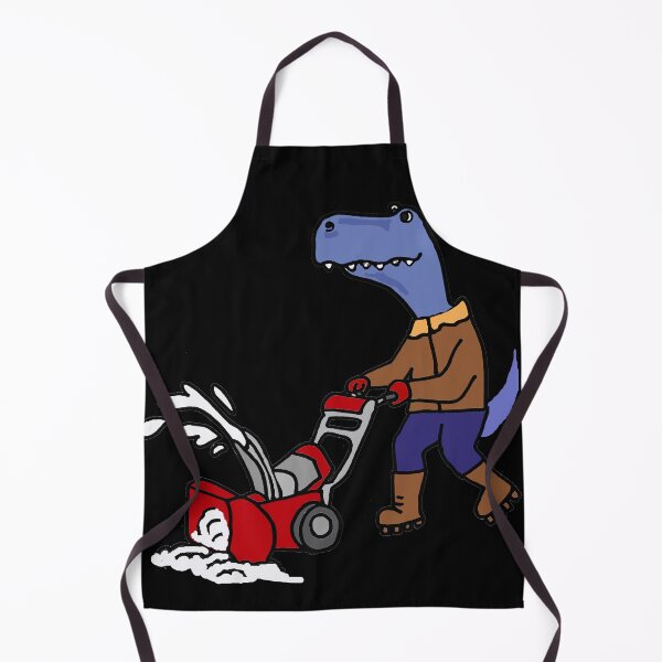 Item preview, Funny T-rex Dinosaur using Snow Blower designed and sold by Nature's Fancy.