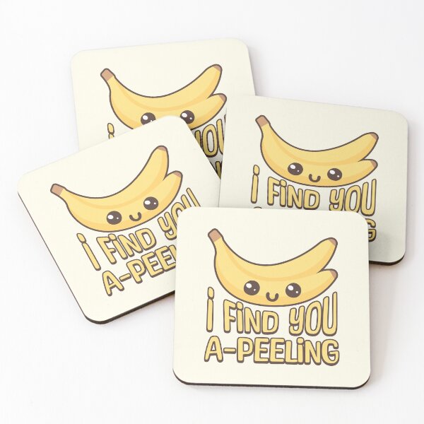 Item preview, I Find You appealing! Cute Banana Cartoon designed and sold by PMCreative.