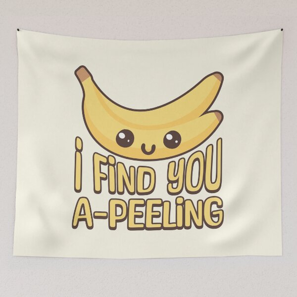 Item preview, I Find You appealing! Cute Banana Cartoon designed and sold by PMCreative.