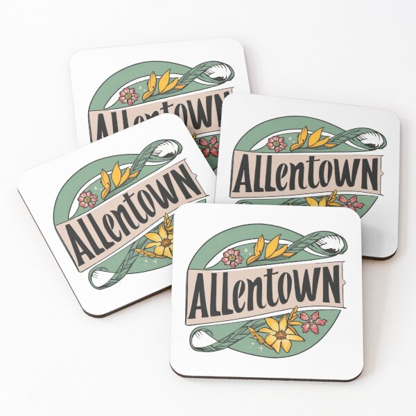 Item preview, Allentown, Pennsylvania | Minimalist style with the name of the city designed and sold by CircinusStore.
