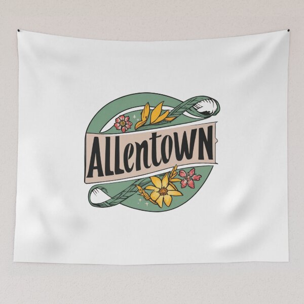 Item preview, Allentown, Pennsylvania | Minimalist style with the name of the city designed and sold by CircinusStore.