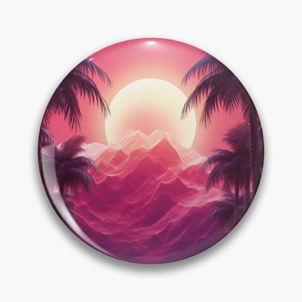 Item preview, Synthwave Dreamscape: Nostalgic Sunset Reverie designed and sold by Mullet Monkey.