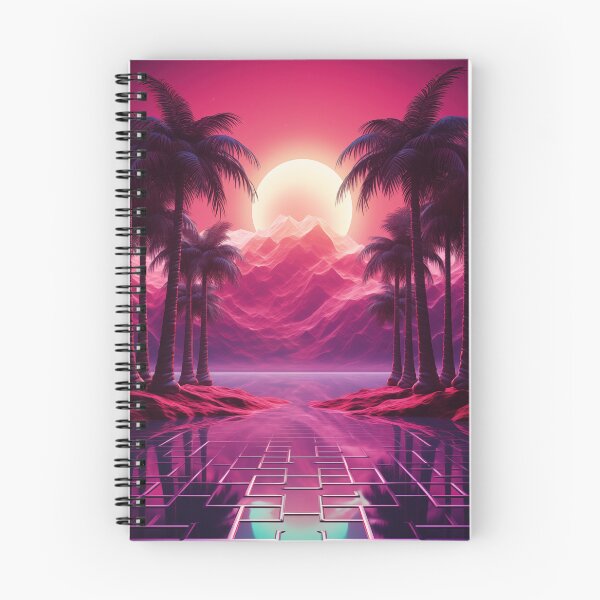 Item preview, Synthwave Dreamscape: Nostalgic Sunset Reverie designed and sold by Mullet Monkey.
