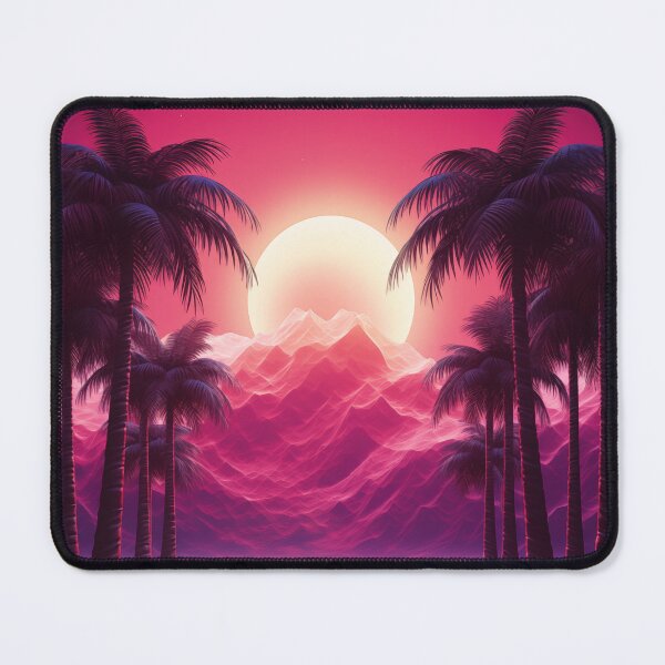 Item preview, Synthwave Dreamscape: Nostalgic Sunset Reverie designed and sold by Mullet Monkey.