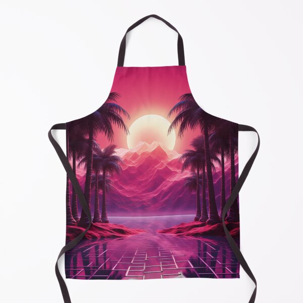 Item preview, Synthwave Dreamscape: Nostalgic Sunset Reverie designed and sold by Mullet Monkey.