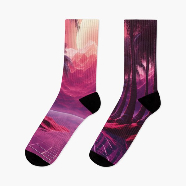 Item preview, Synthwave Dreamscape: Nostalgic Sunset Reverie designed and sold by Mullet Monkey.