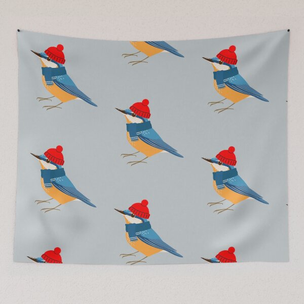 Item preview, Cute Winter Nuthatch  designed and sold by AnulaArt.