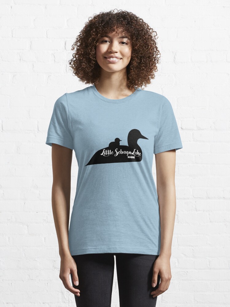 "Little Sebago Lake Loon Logo" Tshirt by abbyjane325 Redbubble