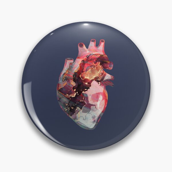 Item preview, Human heart colorful digital illustration designed and sold by Iknu art.