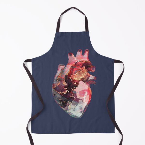 Item preview, Human heart colorful digital illustration designed and sold by Bernardo Ramonfaur.