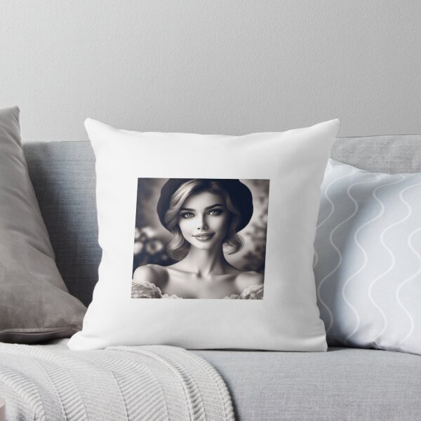 Item preview, Pretty french girl portrait designed and sold by Jason200000.