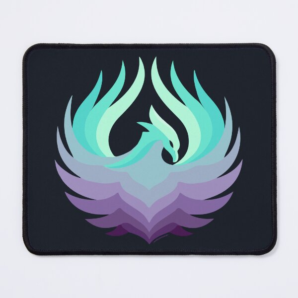 Item preview, The Legendary Phoenix | Purple Aqua Green Gradient designed and sold by monkeybusiness.pt.