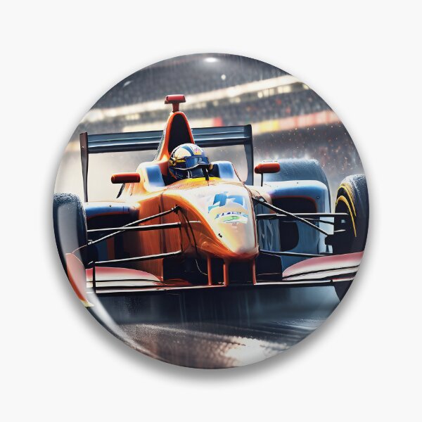 Item preview, Sleek Race Car Speeding Under Stadium Lights designed and sold by LSVart.