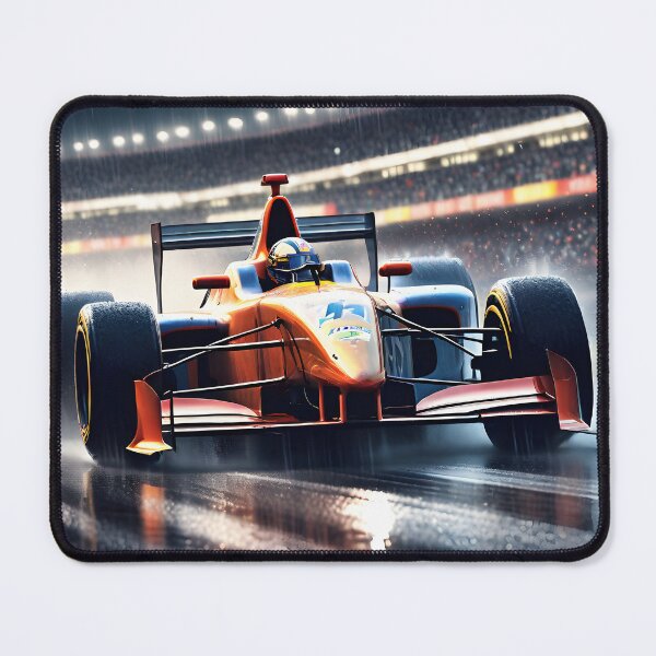 Item preview, Sleek Race Car Speeding Under Stadium Lights designed and sold by LSVart.