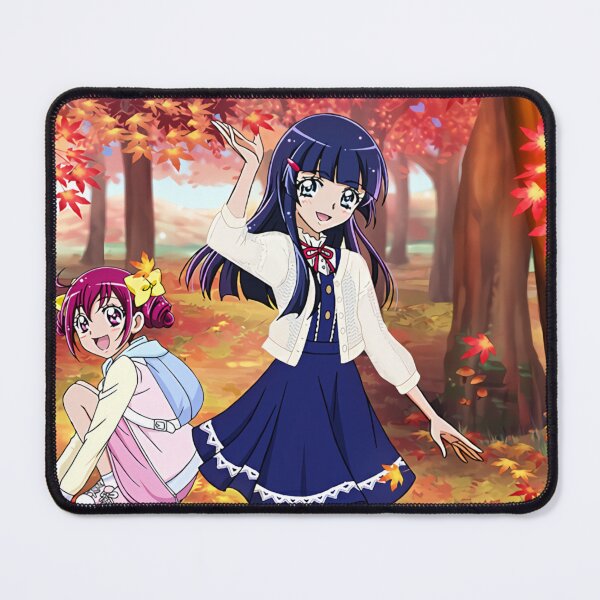 Item preview,  Smile Precure!, Precure Tsunagaru Puzzlun, Hoshizora Miyuki, Aoki Reika, Autumn, Maple Leaf, Pink Footwear, designed and sold by AbominationShop.