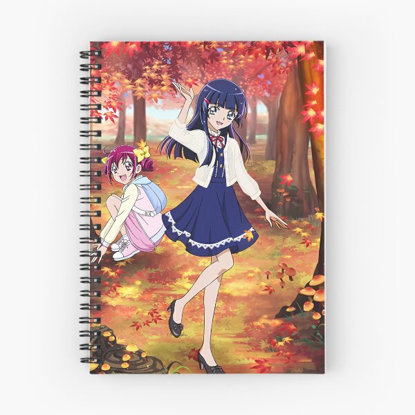 Item preview,  Smile Precure!, Precure Tsunagaru Puzzlun, Hoshizora Miyuki, Aoki Reika, Autumn, Maple Leaf, Pink Footwear, designed and sold by AbominationShop.