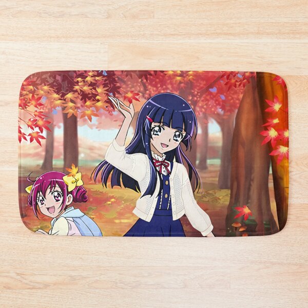 Item preview,  Smile Precure!, Precure Tsunagaru Puzzlun, Hoshizora Miyuki, Aoki Reika, Autumn, Maple Leaf, Pink Footwear, designed and sold by AbominationShop.