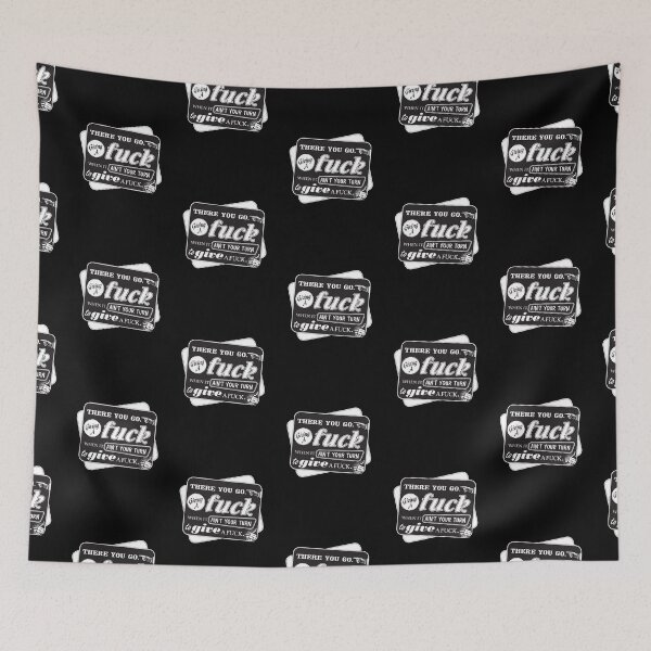 Item preview, "Ain't Your Turn to Give a Fuck" - The Wire quote in a funny vintage design; black and white (Dark) designed and sold by WitchDesign.