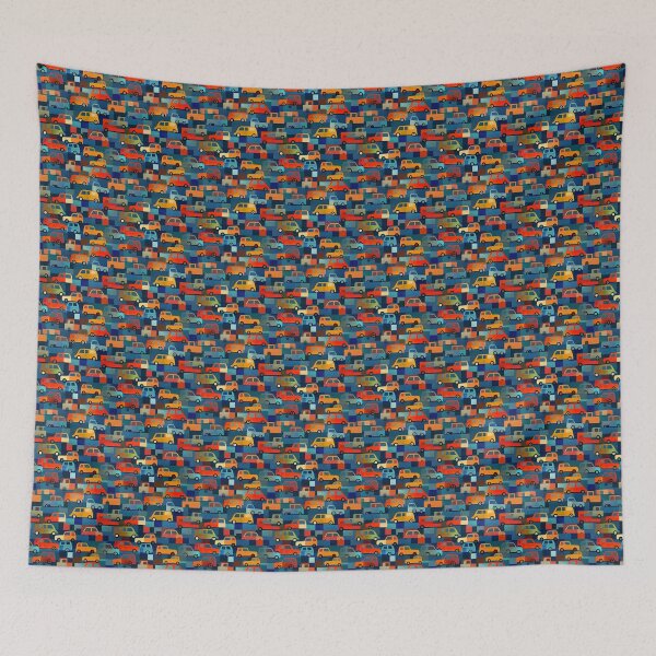 Item preview, rainbow cars pattern #4 designed and sold by darkartsflowers.