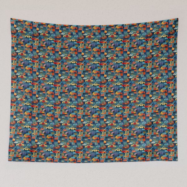 Item preview, rainbow cars pattern #5 designed and sold by darkartsflowers.
