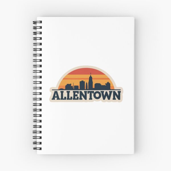Item preview, Allentown, Pennsylvania | Minimalist style of downtown at sunset designed and sold by CircinusStore.