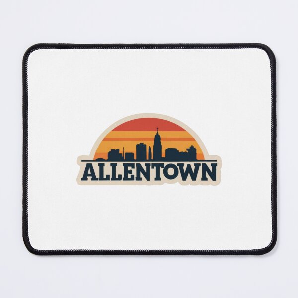 Item preview, Allentown, Pennsylvania | Minimalist style of downtown at sunset designed and sold by CircinusStore.
