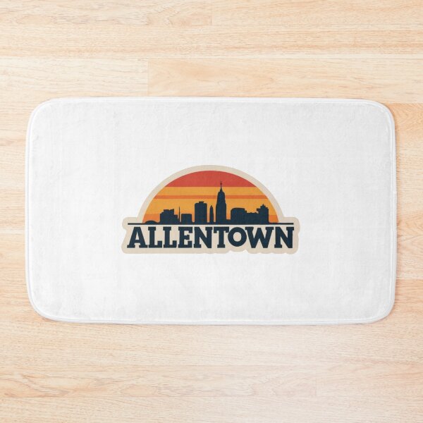Item preview, Allentown, Pennsylvania | Minimalist style of downtown at sunset designed and sold by CircinusStore.