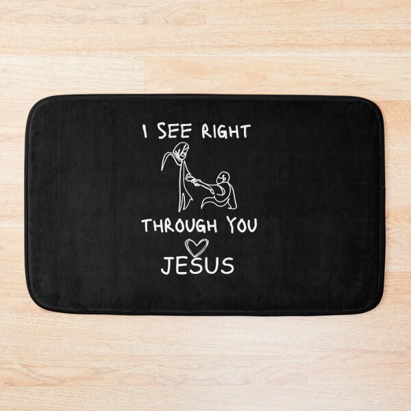 Item preview, Jesus sticker-I see right through you designed and sold by Faithandpattern.