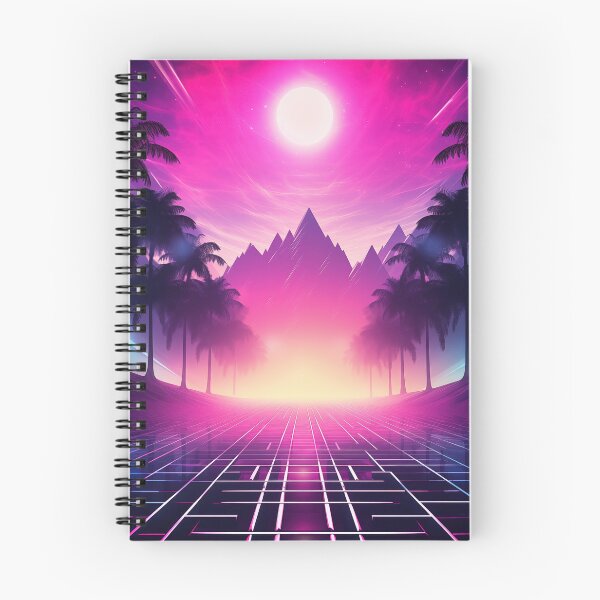 Item preview, Neon Nostalgia: Synthwave Sunset Whispers designed and sold by Mullet Monkey.