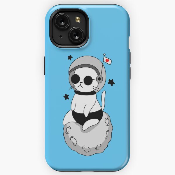 Cat astronaut and planet  iPhone Tough Case