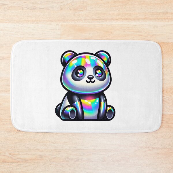 Item preview, Holographic Rainbow Panda  designed and sold by CharmStudio.